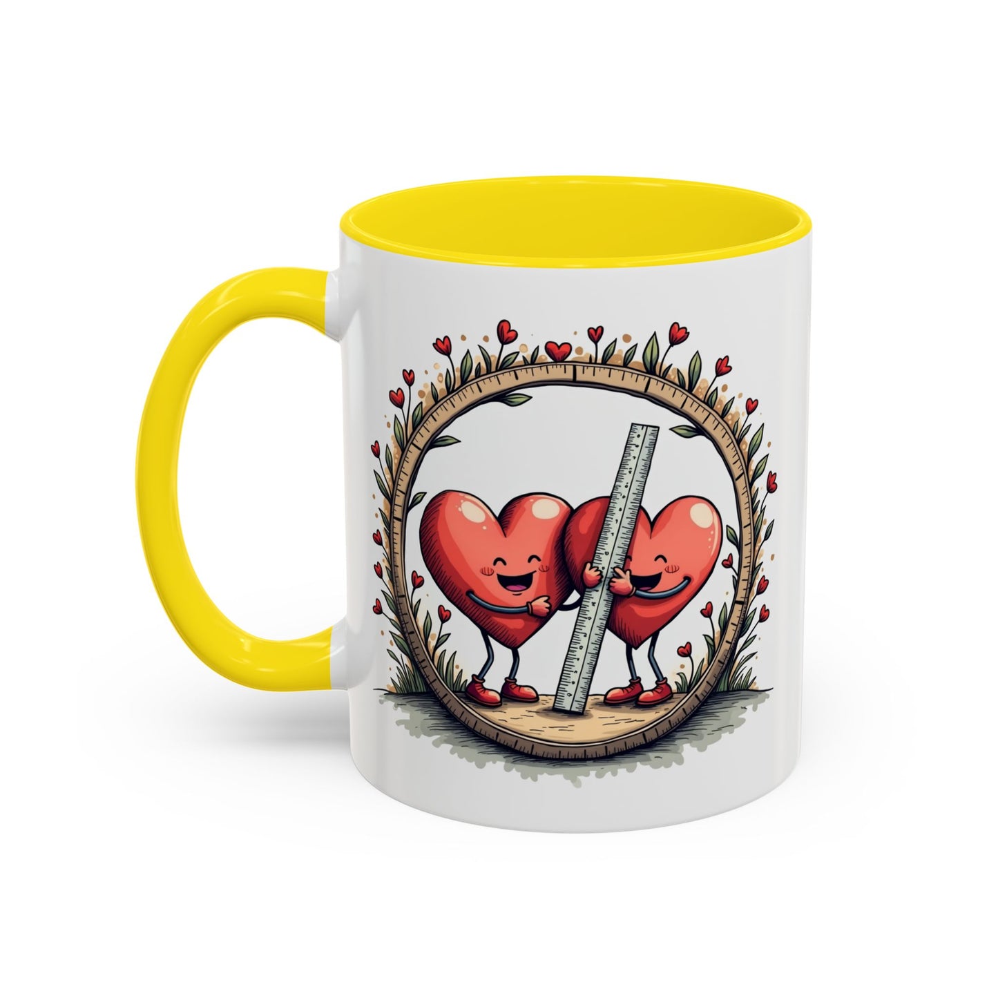 The Sum of Our Hearts Mugs Fun Pun Hilarious Coffee Gift for Couples Perfect Mathematics Present with Clever Love Quote QR Quote Video