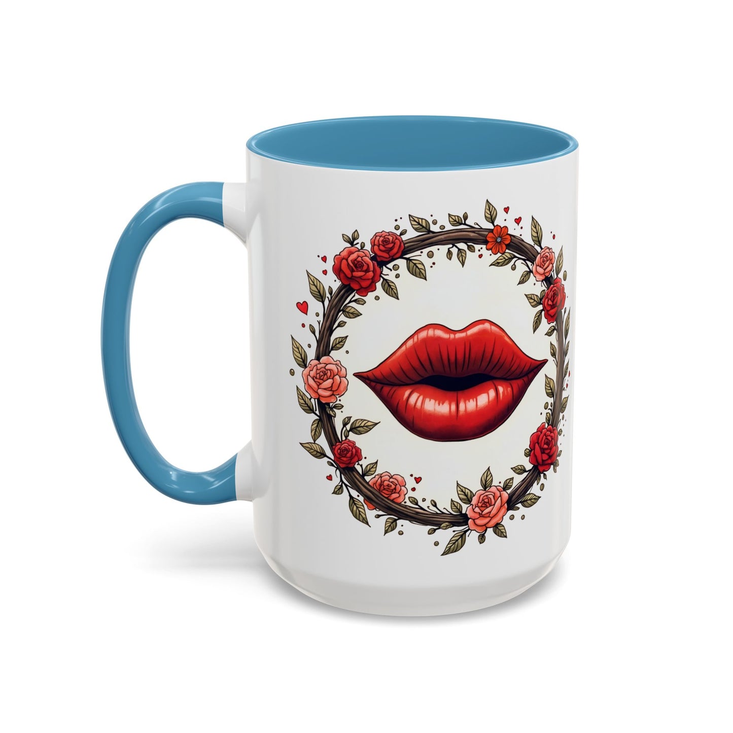 Kiss Me Mug Ignite the Passion with a Romantic Lovers Gift Perfect for Sweet Loving Couples Who Cherish Intimacy and Desire QR Quote Video