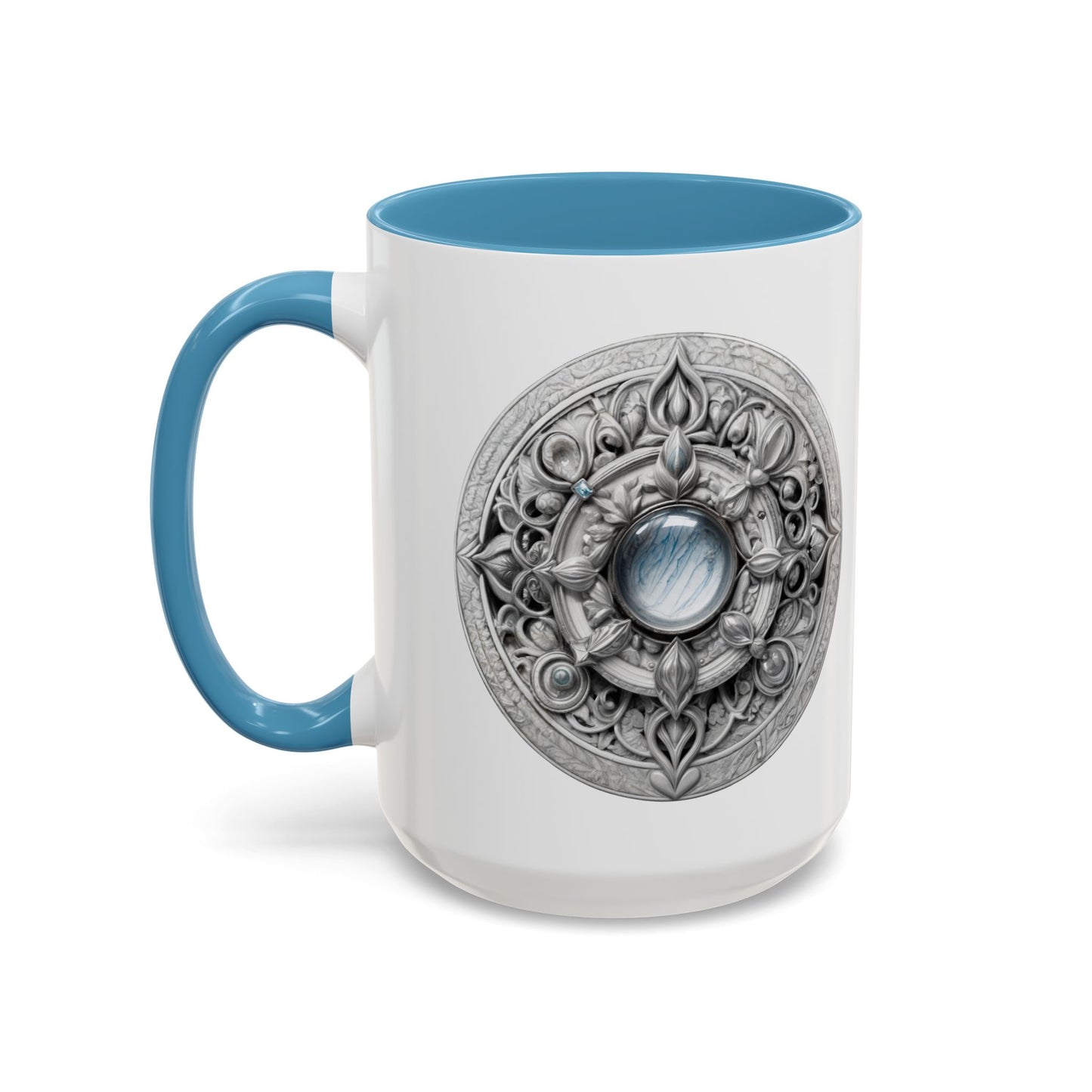 Moonstone Gemstone Coffee Mug with Empowering Quote and QR Code Perfect for Mystics and Creative Spirits Beautiful Crystal Lovers