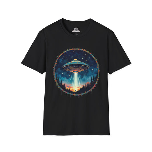 Hover Above UFO & Cosmic - T-Shirt