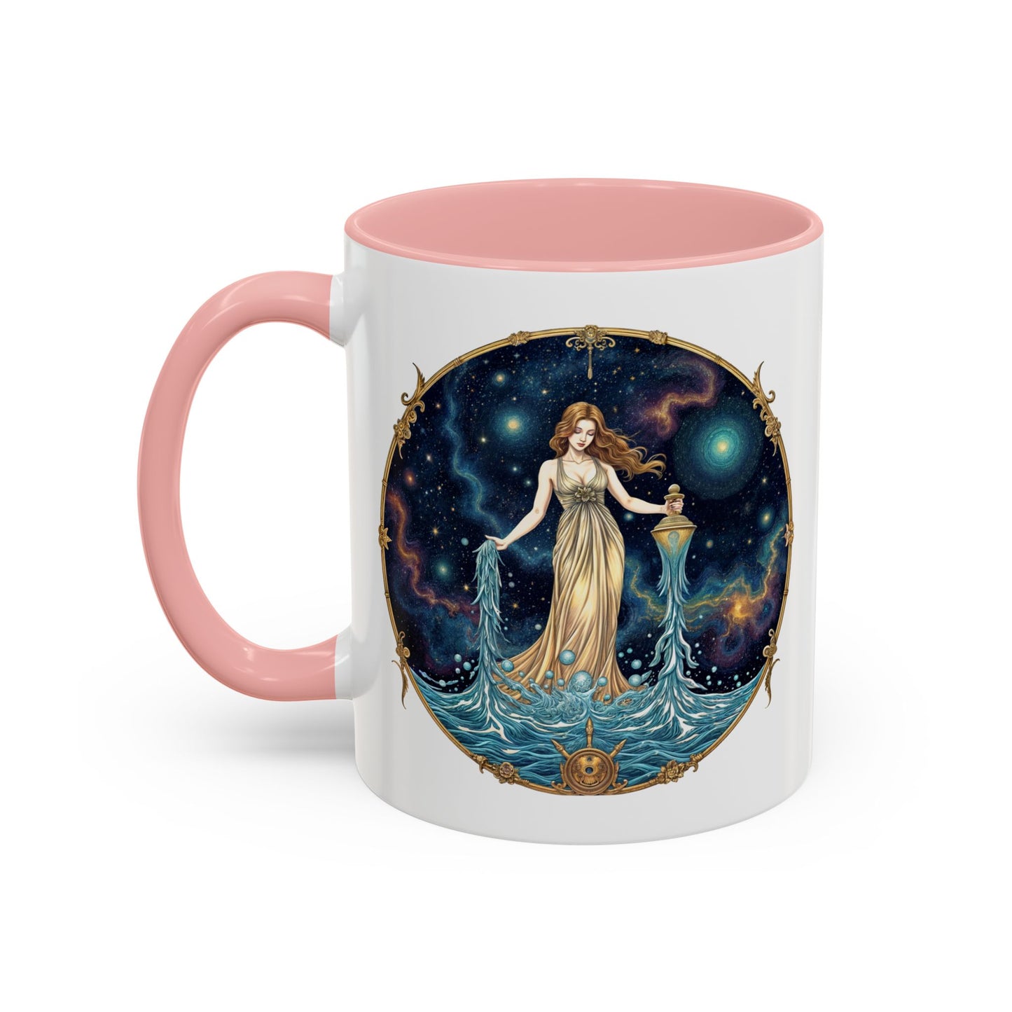 Aquarius Astrology Zodiac Sign Quote Coffee Mug with QR Code (11, 15oz)