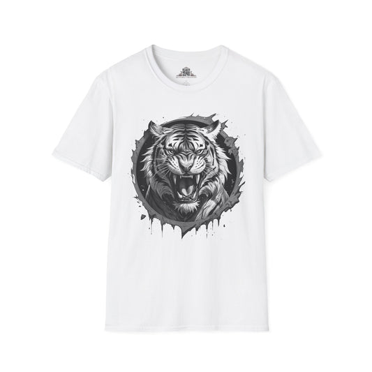 T-Shirt - Tiger Roar Motivation Unisex Softstyle Tee