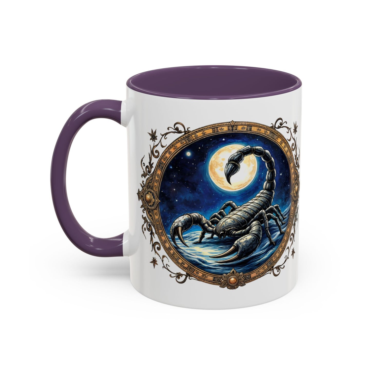 Scorpio Zodiac Coffee Mug with Inspirational Quote and Smart QR Code Mysterious Astrology Gift Unique Horoscope Mug for Scorpio Lovers