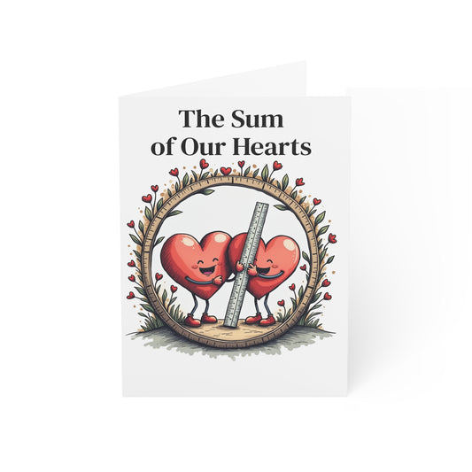 Cards - Funny The Sum of Our Hearts Card with QR Code video