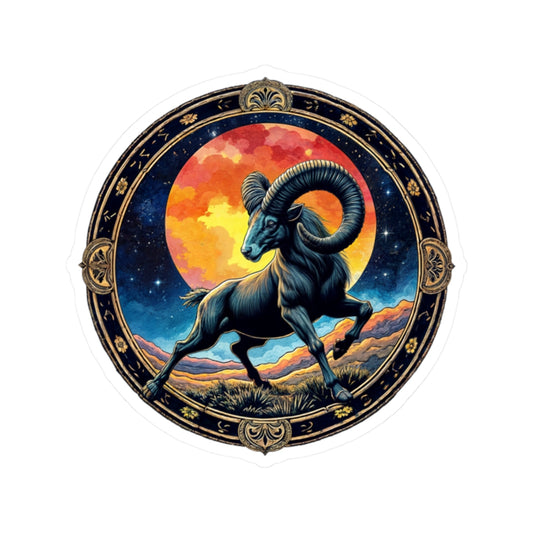 Aries Zodiac Astrology - Kiss-Cut Stickers