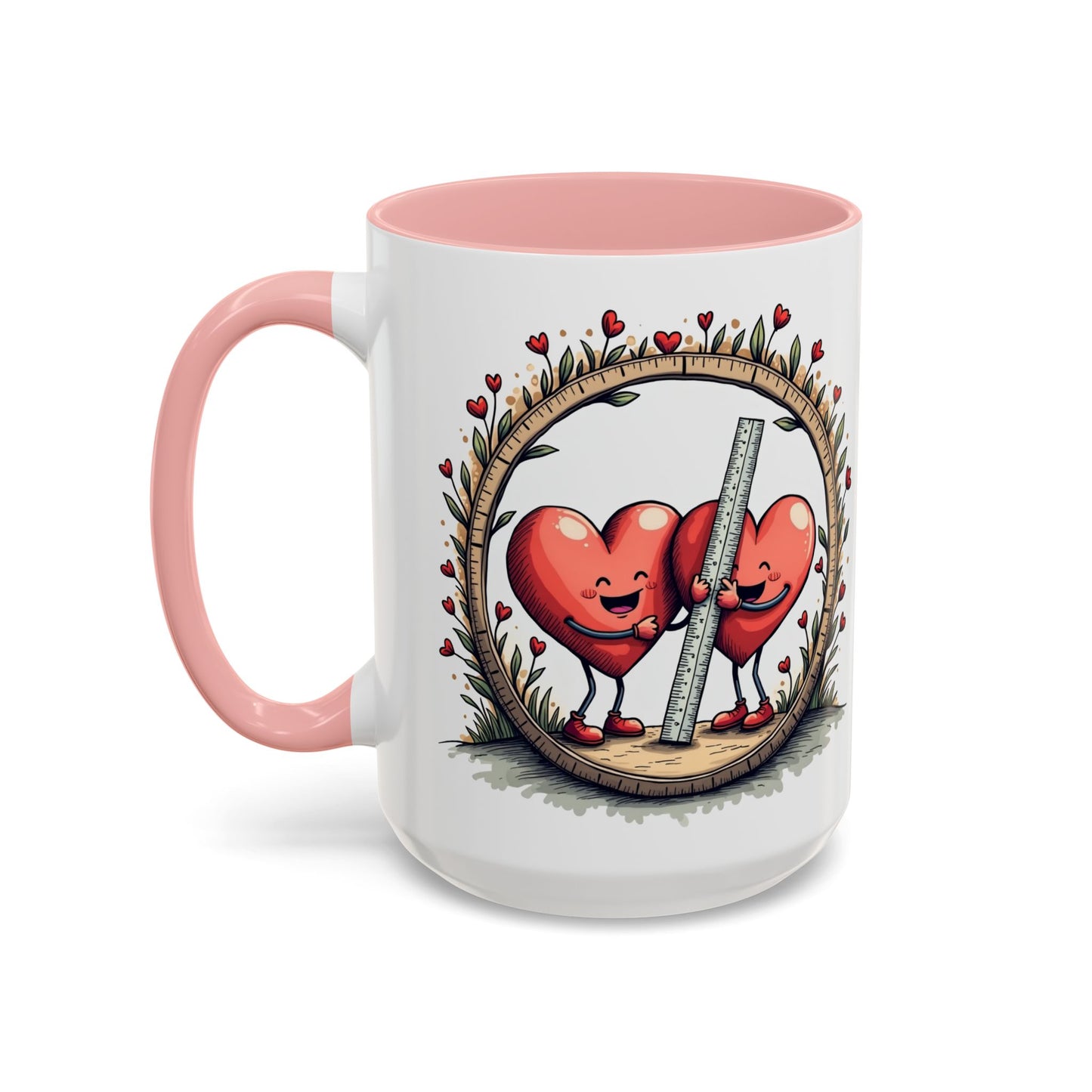 The Sum of Our Hearts Mugs Fun Pun Hilarious Coffee Gift for Couples Perfect Mathematics Present with Clever Love Quote QR Quote Video