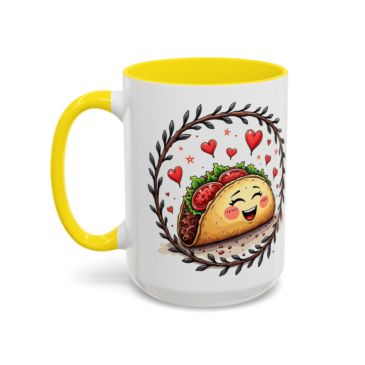 Taco 'Bout Love Mug Fun Pun Coffee Gift for Hilarious Couples Perfect Taco Tuesday Present Flirty with Adorable Love Quote QR Quote Video