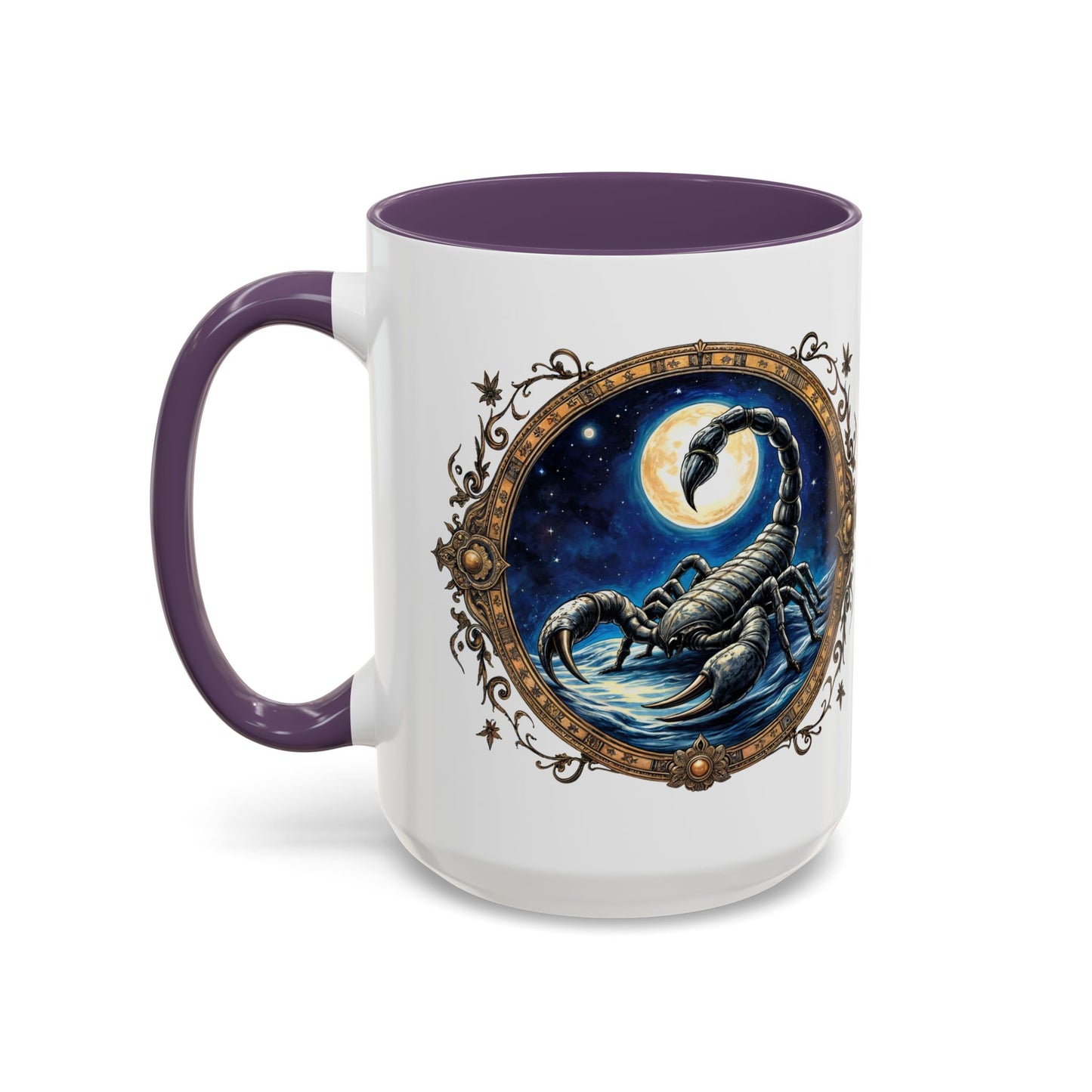 Scorpio Zodiac Coffee Mug with Inspirational Quote and Smart QR Code Mysterious Astrology Gift Unique Horoscope Mug for Scorpio Lovers