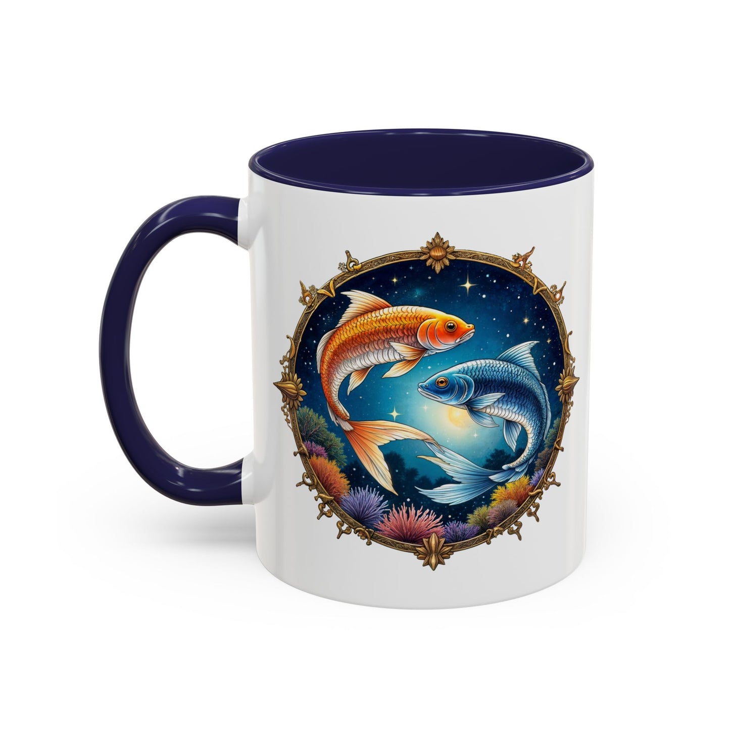 Pisces Astrology Zodiac Sign Quote Coffee Mug with QR Code (11, 15oz)