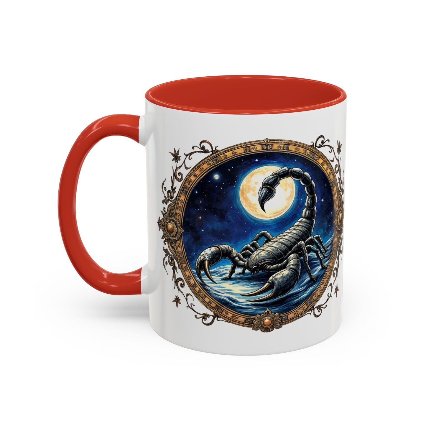 Scorpio Zodiac Coffee Mug with Inspirational Quote and Smart QR Code Mysterious Astrology Gift Unique Horoscope Mug for Scorpio Lovers