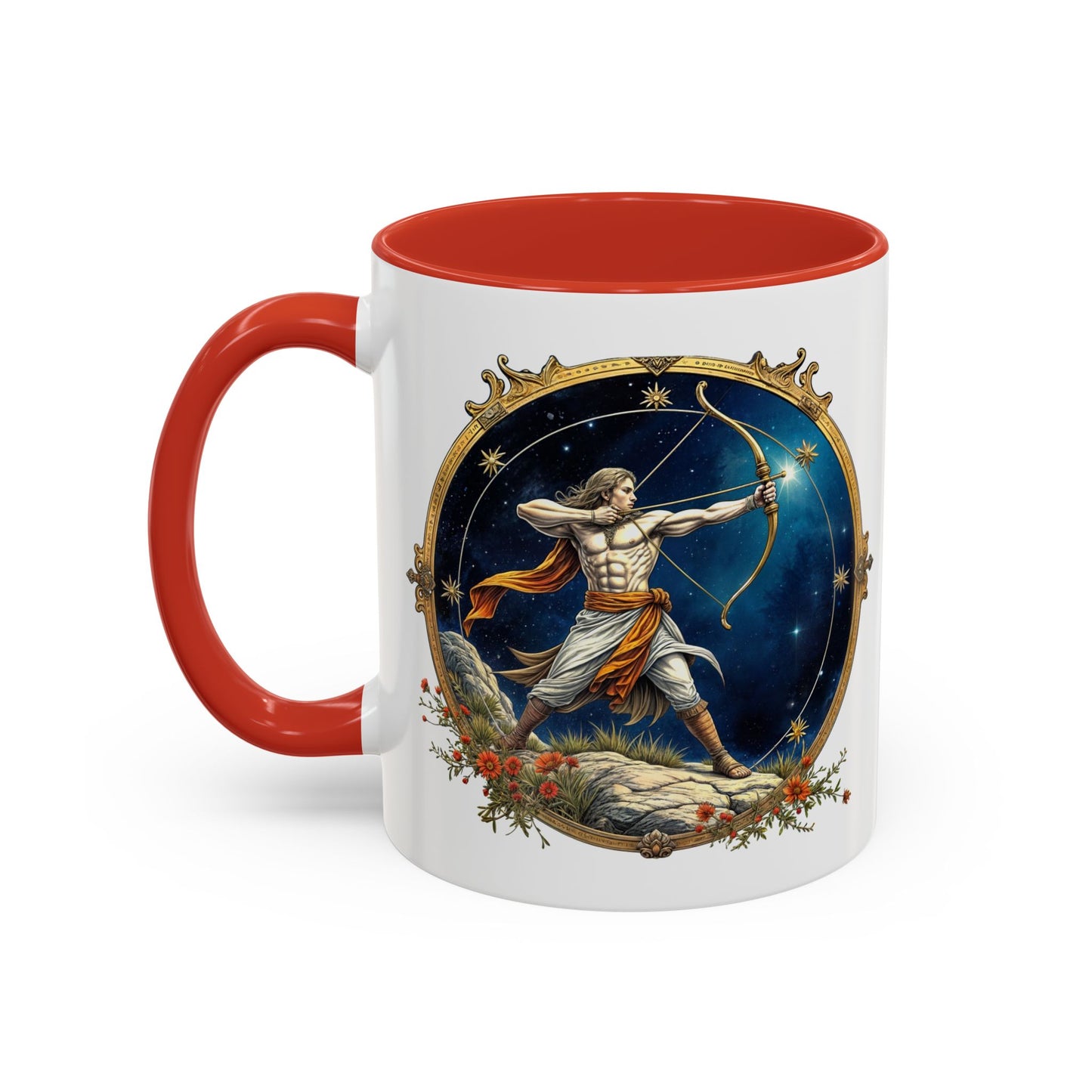 Sagittarius Astrology Zodiac Sign Quote Coffee Mug with QR Code (11, 15oz)