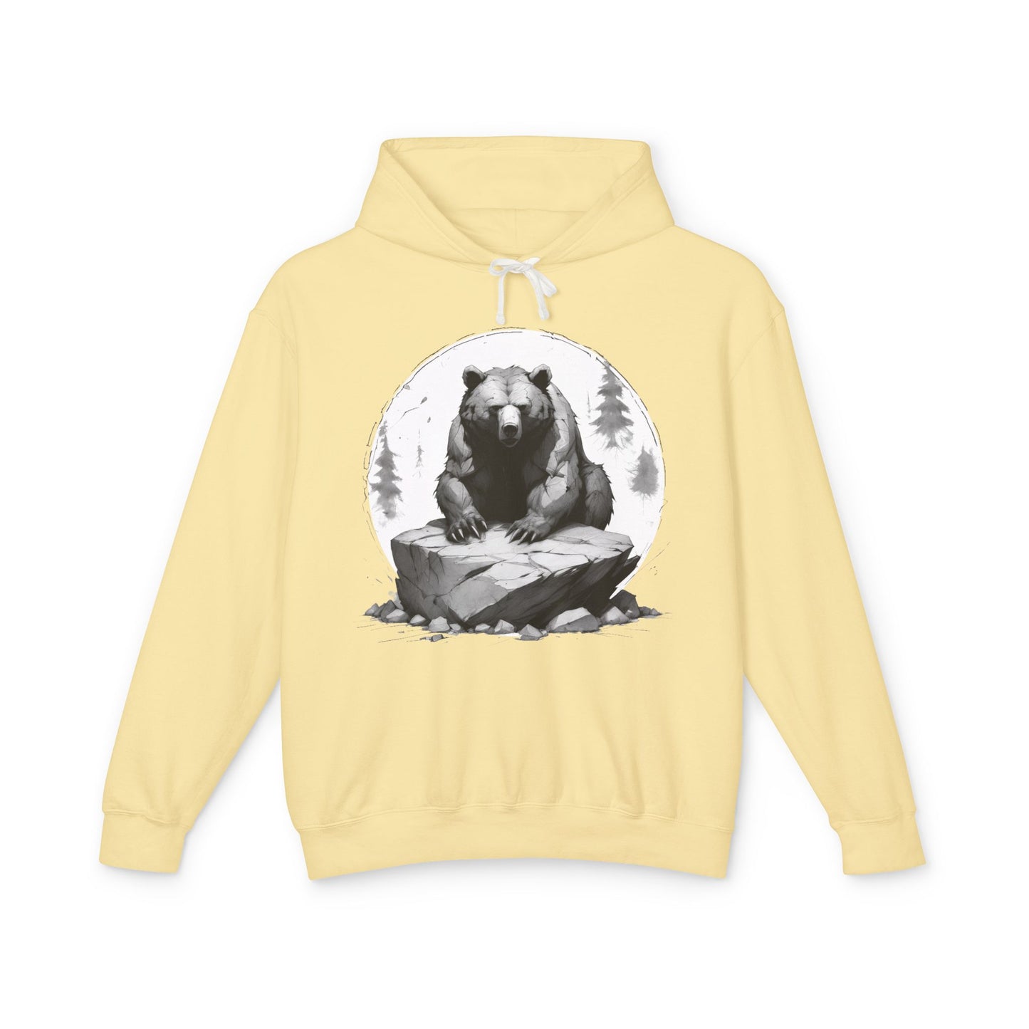 Bear Wild Motivation - Lightweight Hoodie