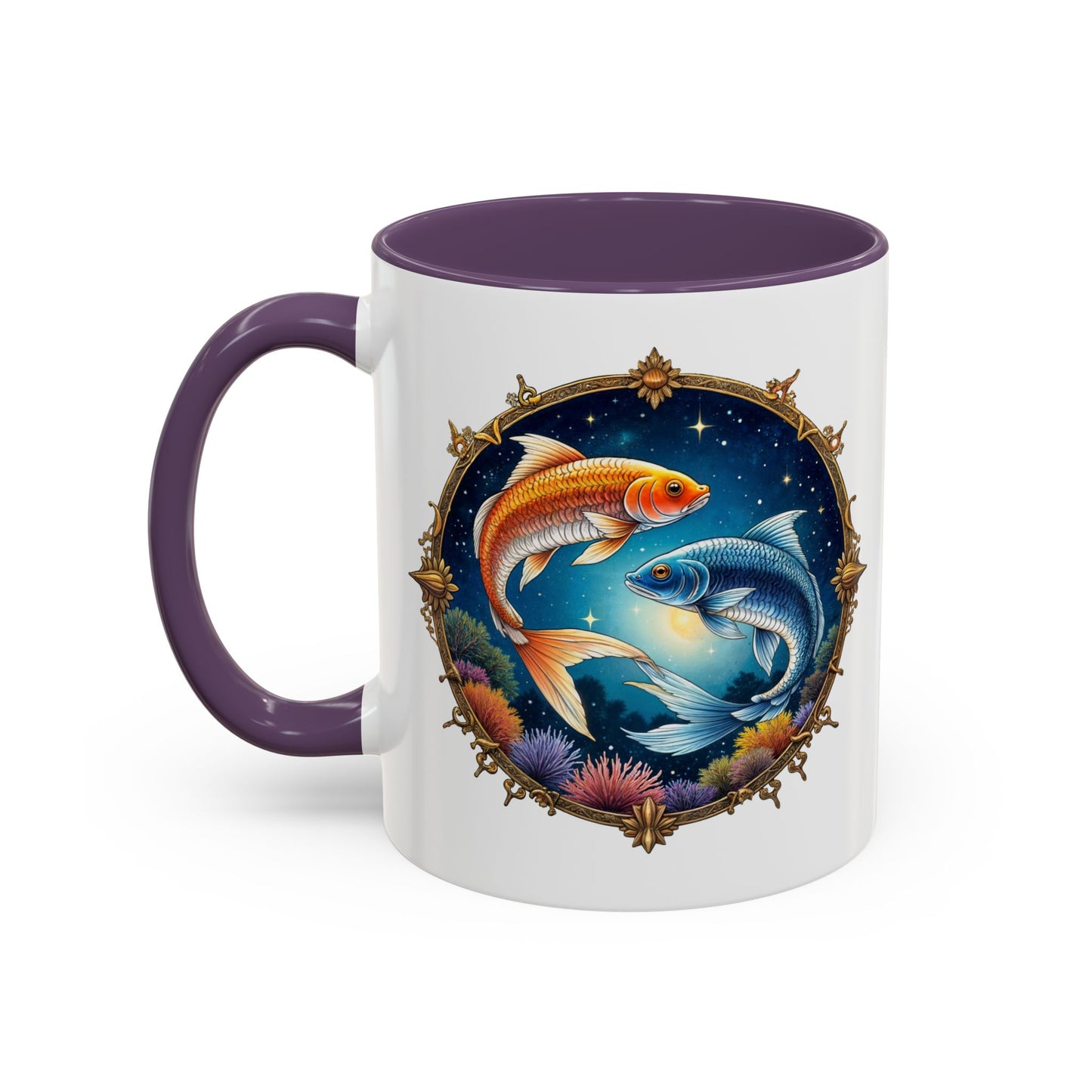 Pisces Astrology Zodiac Sign Quote Coffee Mug with QR Code (11, 15oz)