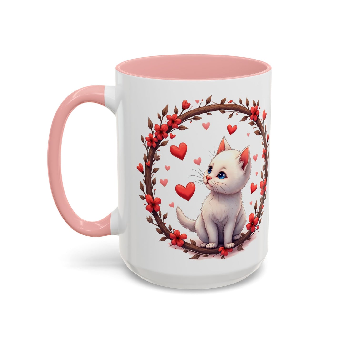 Fur-ever Love Mugs for Romantic Fun Pun Couples Adorable Pet Gift Perfect Present for Pet Lovers with Heartwarming Love Quote QR Quote Video