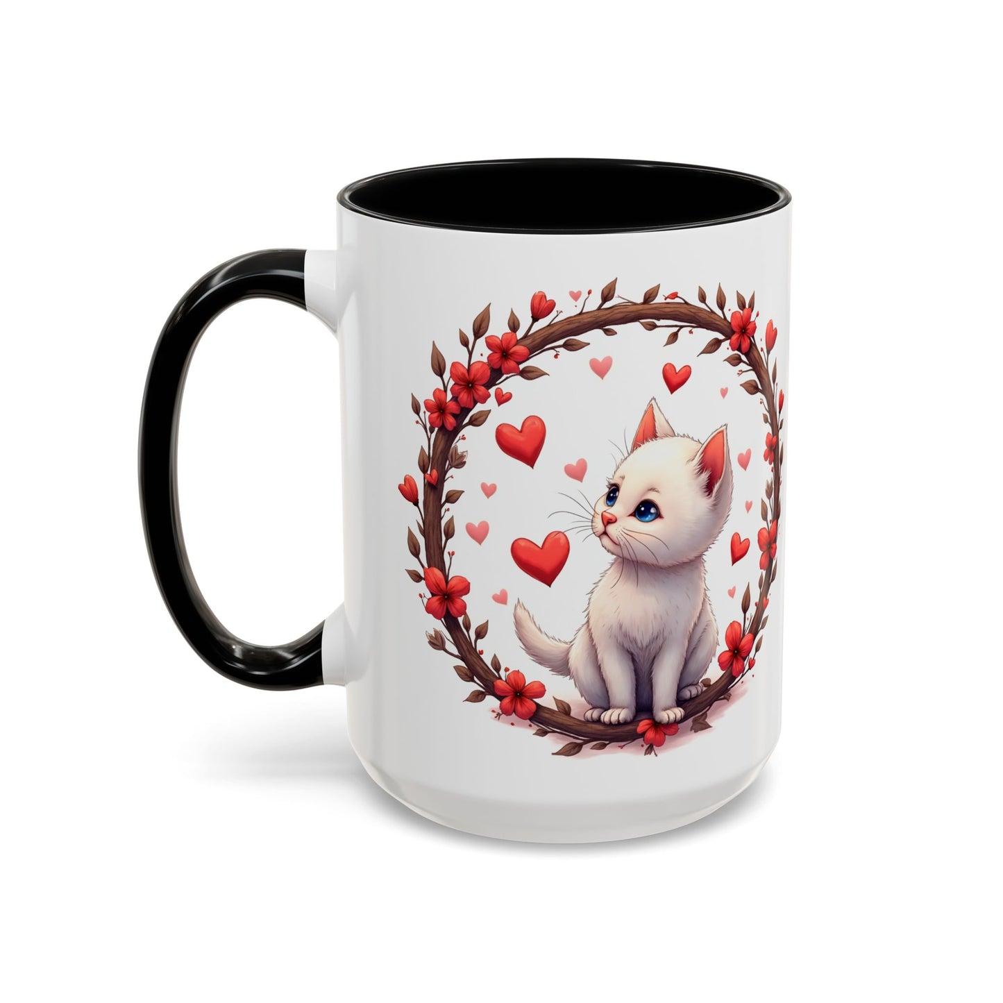 Fur-ever Love Mugs for Romantic Fun Pun Couples Adorable Pet Gift Perfect Present for Pet Lovers with Heartwarming Love Quote QR Quote Video