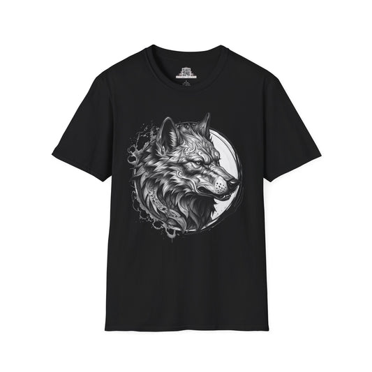 T-Shirt - Wolf Smile Motivation Unisex Softstyle Tee
