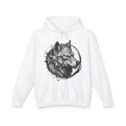 Wolf Wild Motivation - Lightweight Hoodie