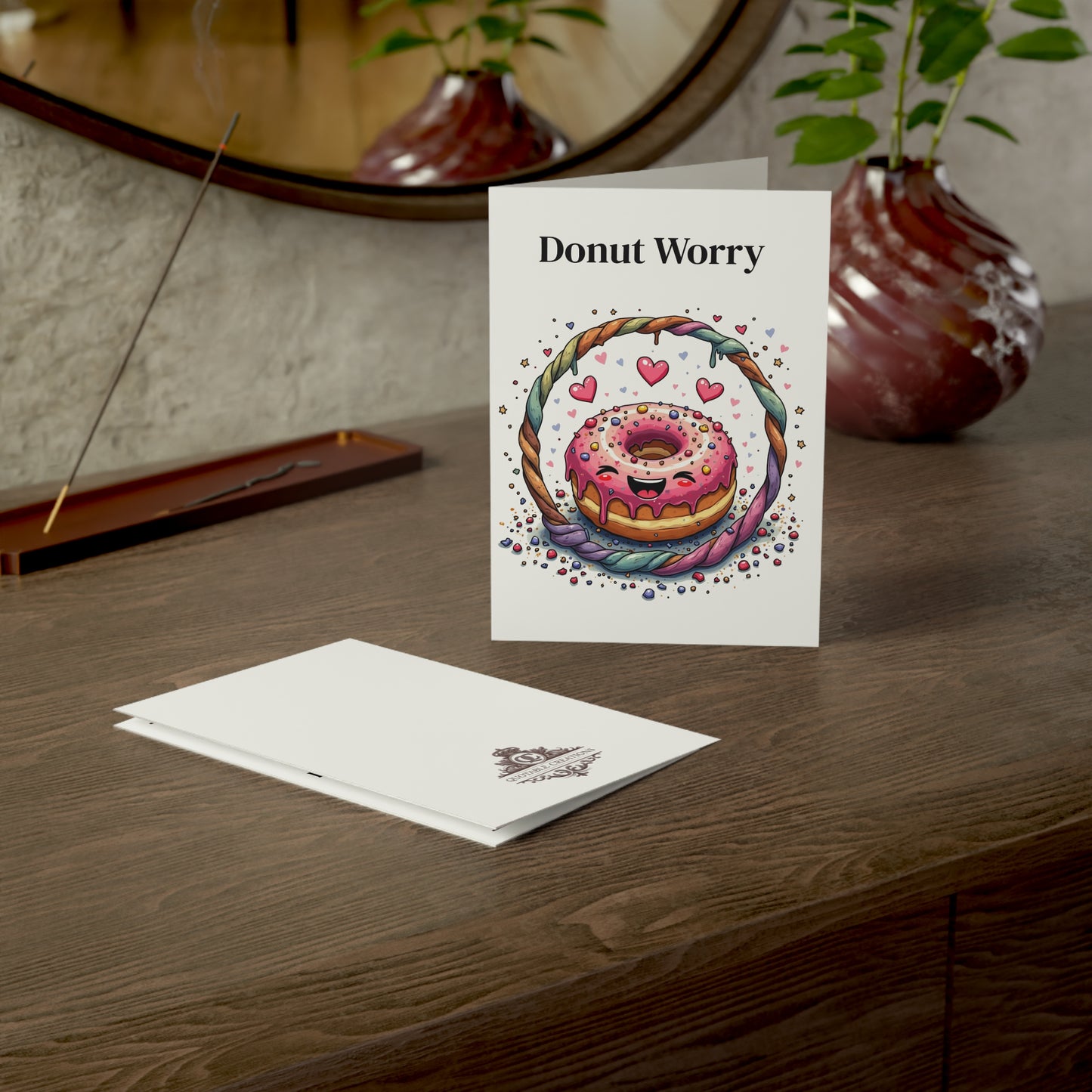 Cards - Funny Donut Card with QR Code video
