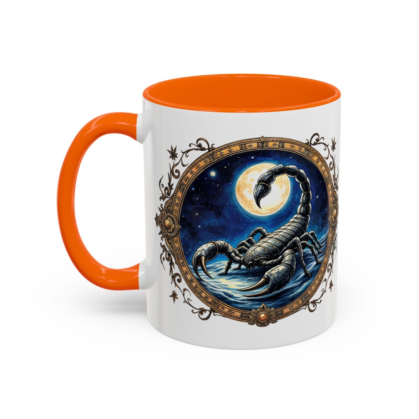 Scorpio Zodiac Coffee Mug with Inspirational Quote and Smart QR Code Mysterious Astrology Gift Unique Horoscope Mug for Scorpio Lovers