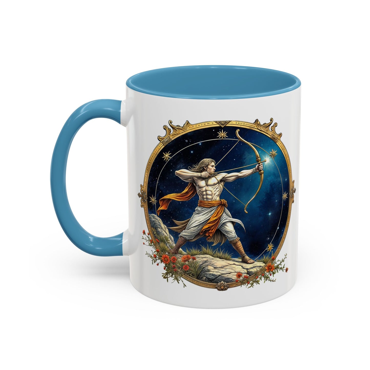 Sagittarius Astrology Zodiac Sign Quote Coffee Mug with QR Code (11, 15oz)