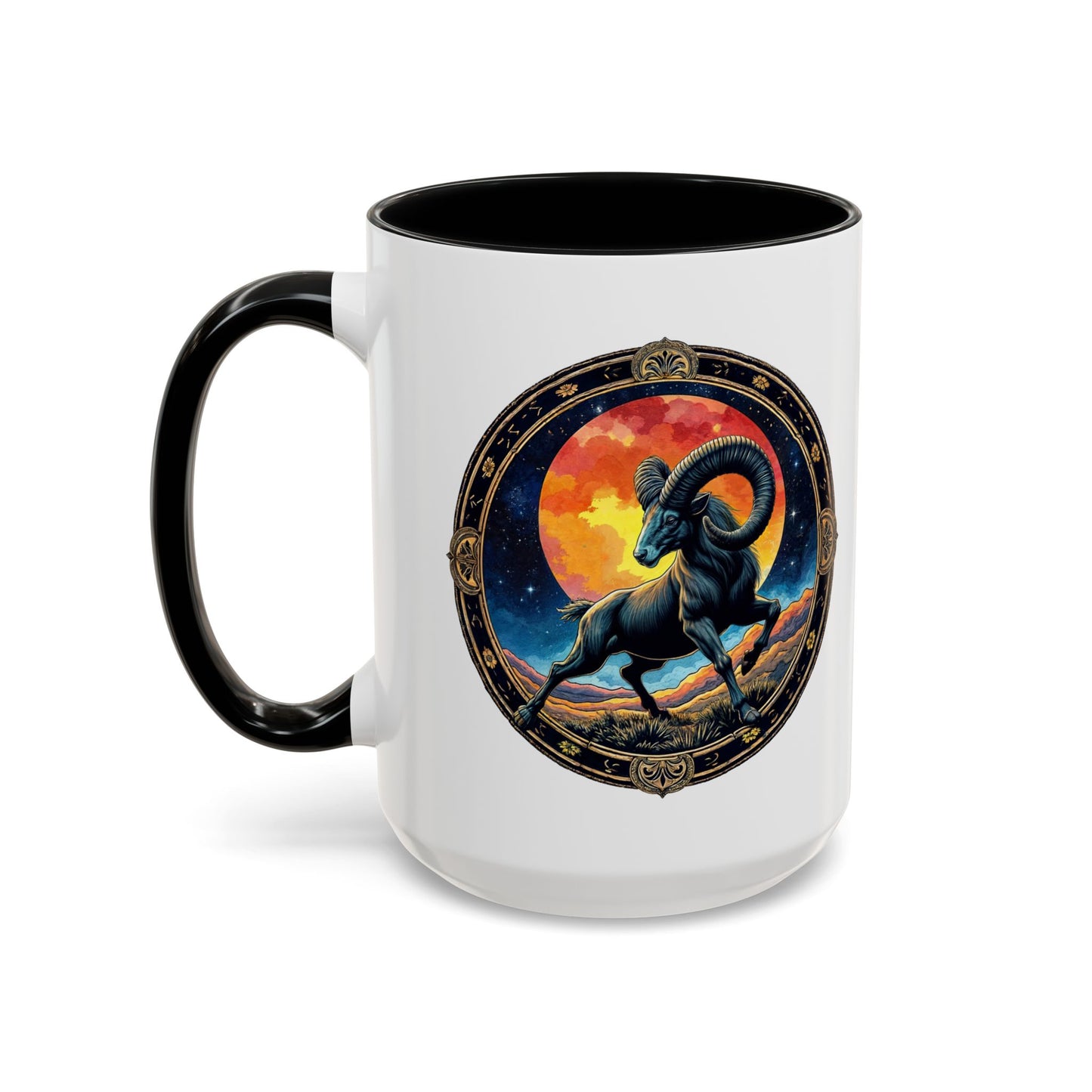 Aries Astrology Zodiac Sign Quote Coffee Mug with QR Code (11, 15oz)