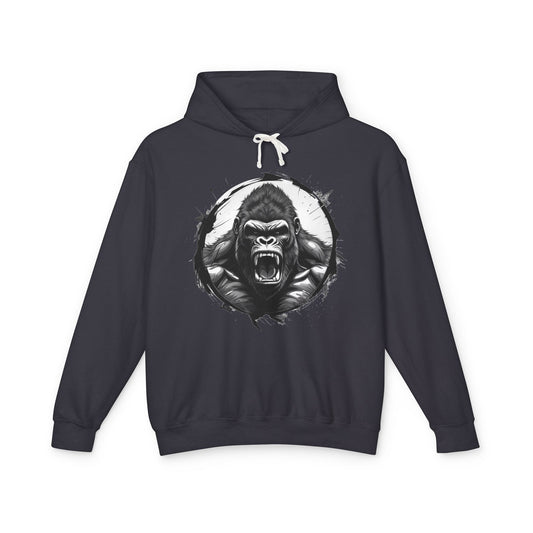 Gorilla Roar Motivation - Lightweight Hoodie