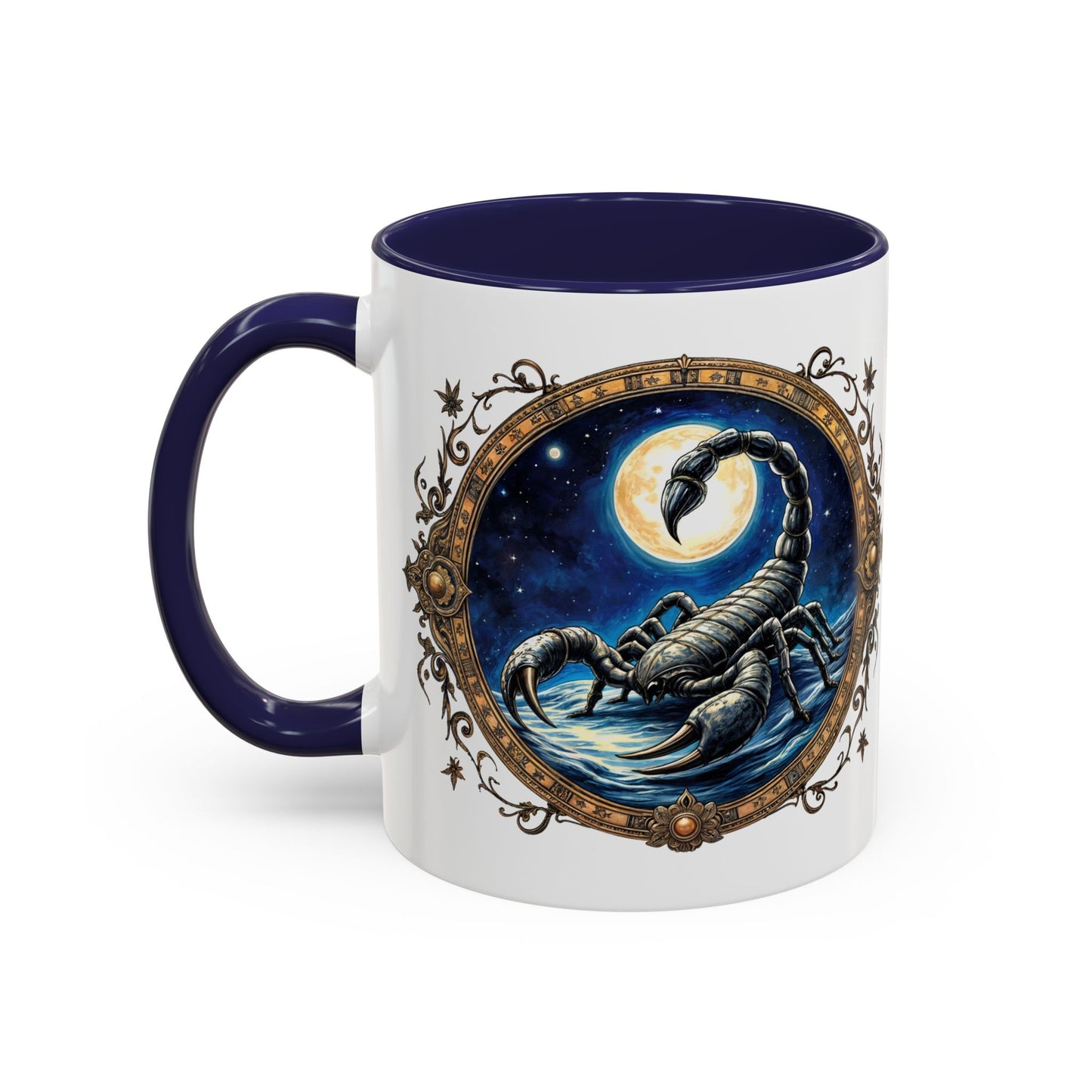 Scorpio Zodiac Coffee Mug with Inspirational Quote and Smart QR Code Mysterious Astrology Gift Unique Horoscope Mug for Scorpio Lovers