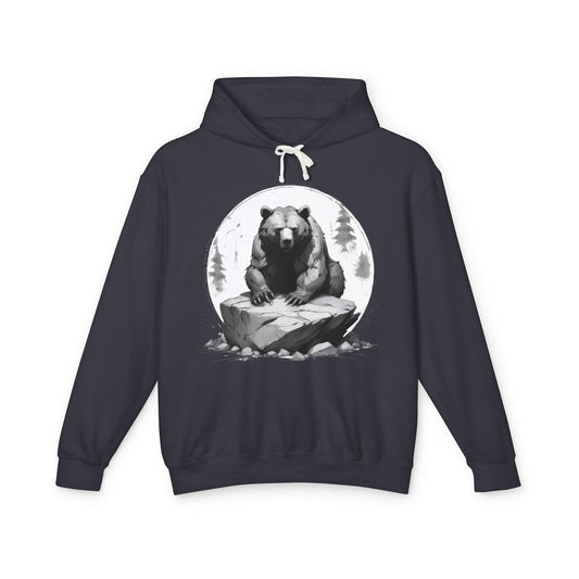 Bear Wild Motivation - Lightweight Hoodie