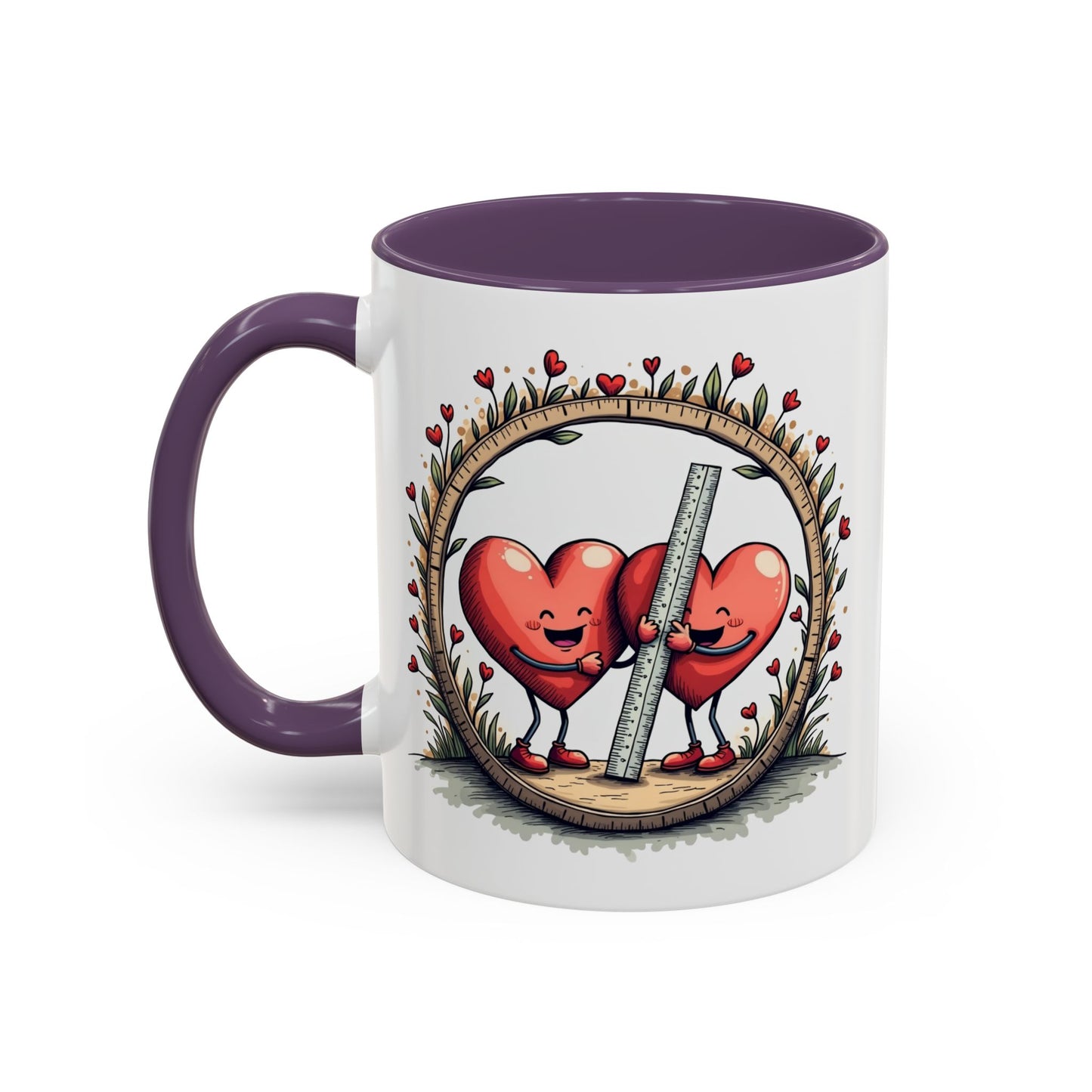 The Sum of Our Hearts Mugs Fun Pun Hilarious Coffee Gift for Couples Perfect Mathematics Present with Clever Love Quote QR Quote Video