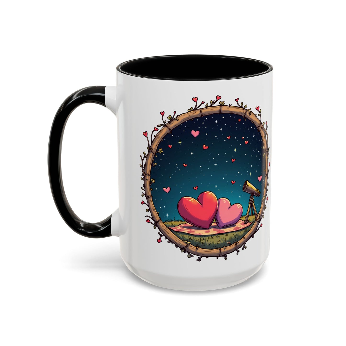 Astrological Love Mugs for Couples Beautiful Coffee Gift for Star Lovers Perfect Romantic Present with Inspiring Love Quote QR Quote Video