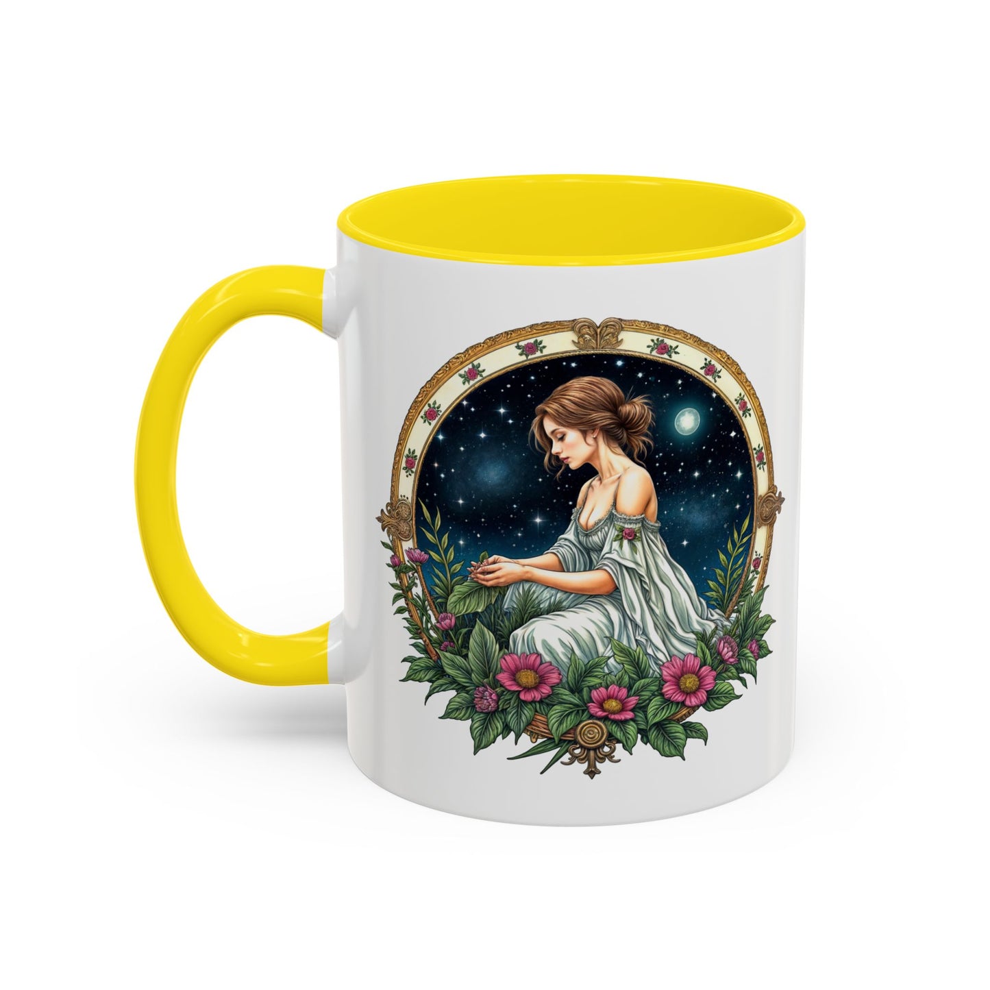 Virgo Zodiac Coffee Mug with Inspirational Quote and Smart QR Code Elegant Astrology Gift Unique Horoscope Mug for Virgo Lovers