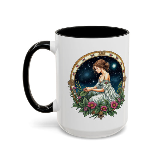 Virgo Astrology Zodiac Sign Quote Coffee Mug with QR Code (11, 15oz)