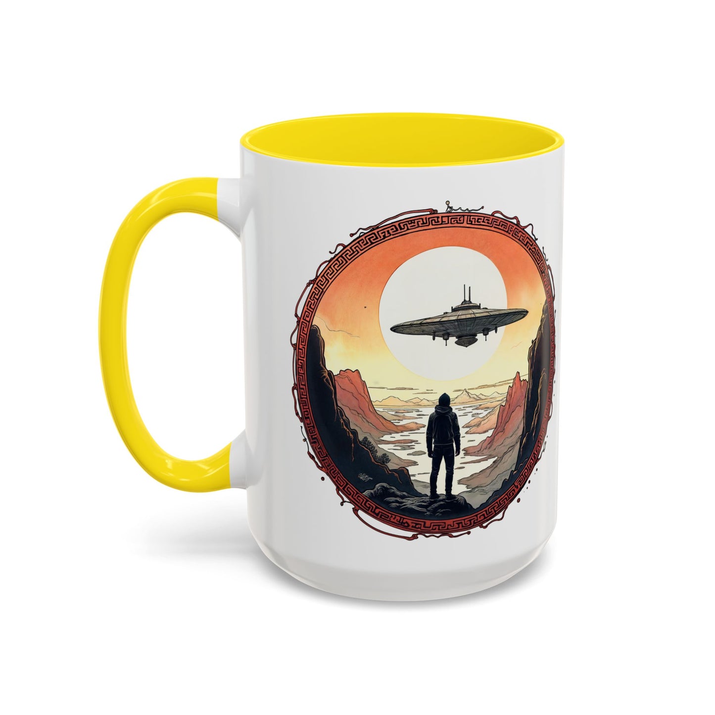 UFO Coffee Mug with Silly Missing Socks Quote for Skeptical Believers Who Adore Unique Quirky Gift Hilarious Alien Humor QR Code Quote Video