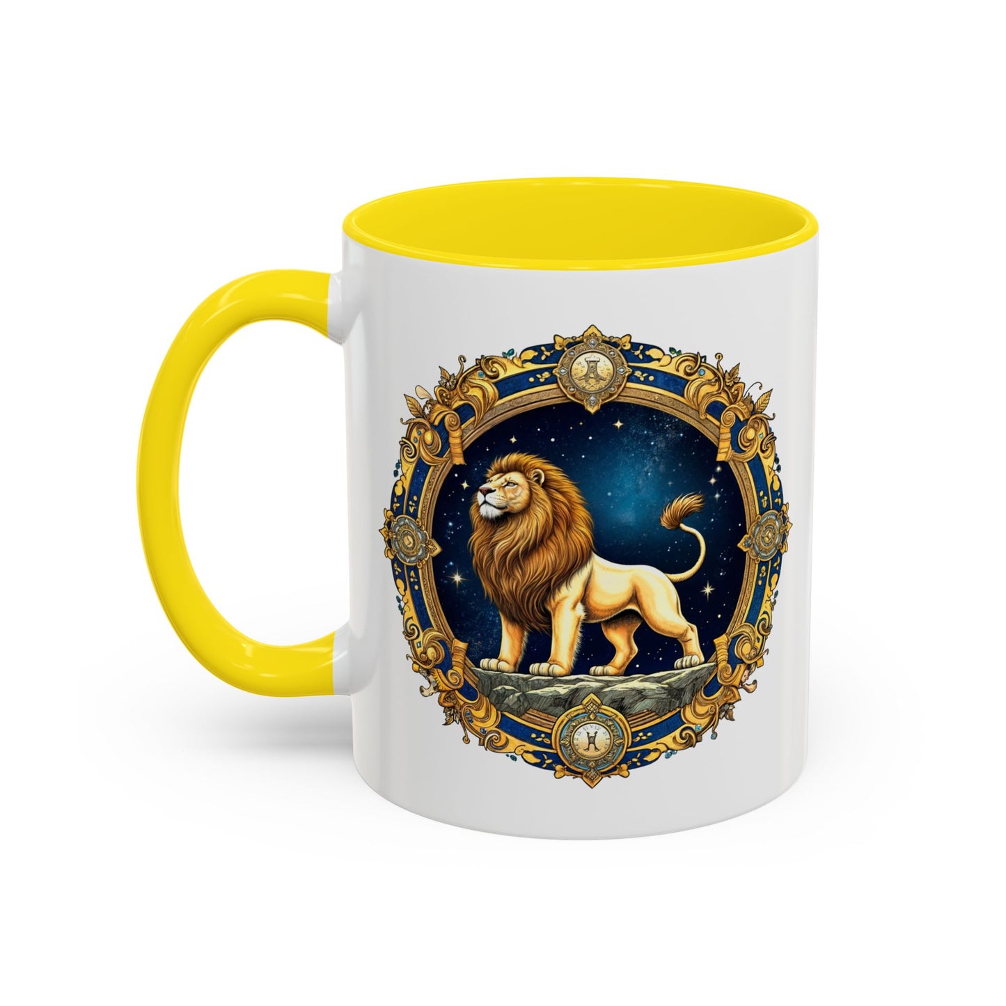 Leo Astrology Zodiac Sign Quote Coffee Mug with QR Code (11, 15oz)