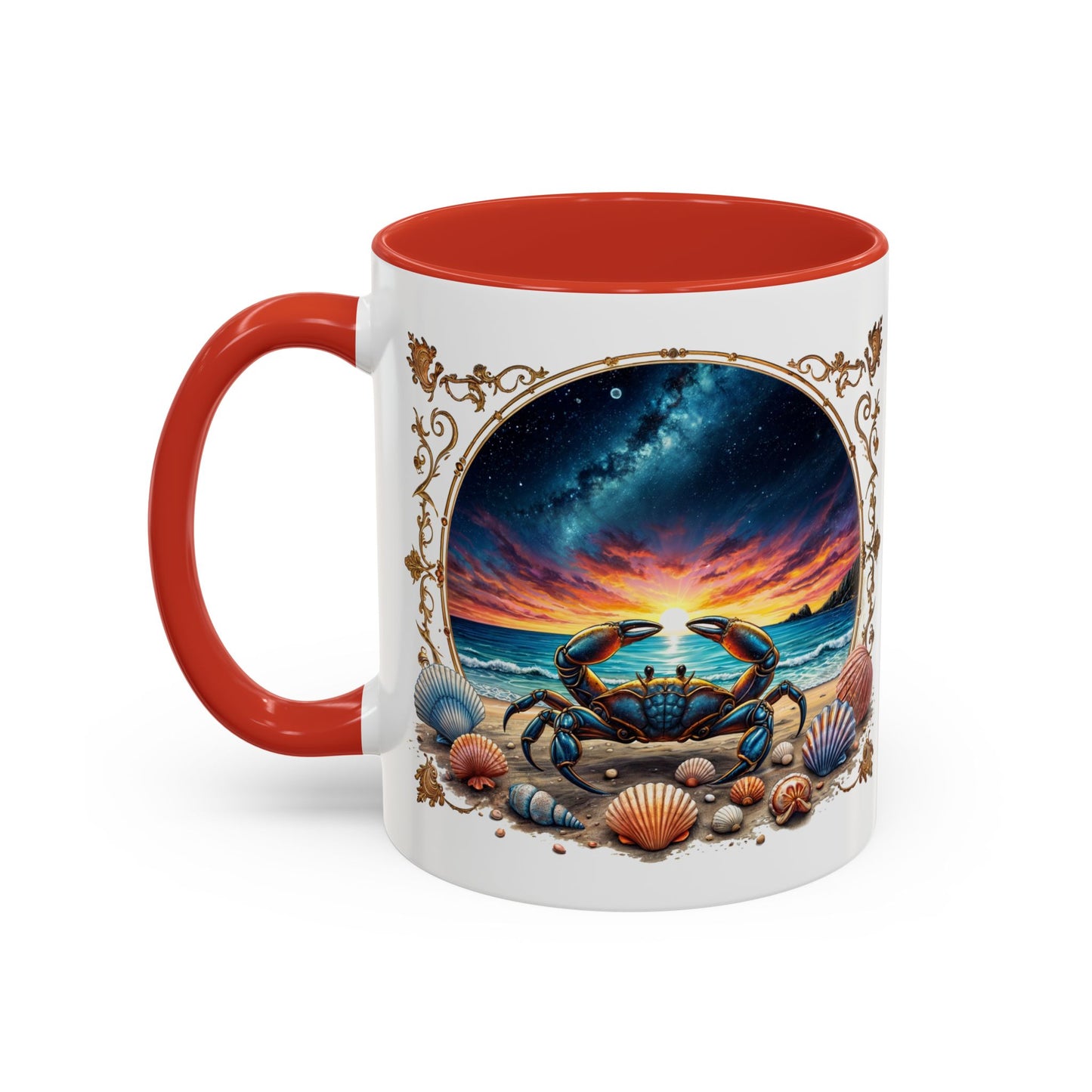 Cancer Astrology Zodiac Sign Quote Coffee Mug with QR Code (11, 15oz)