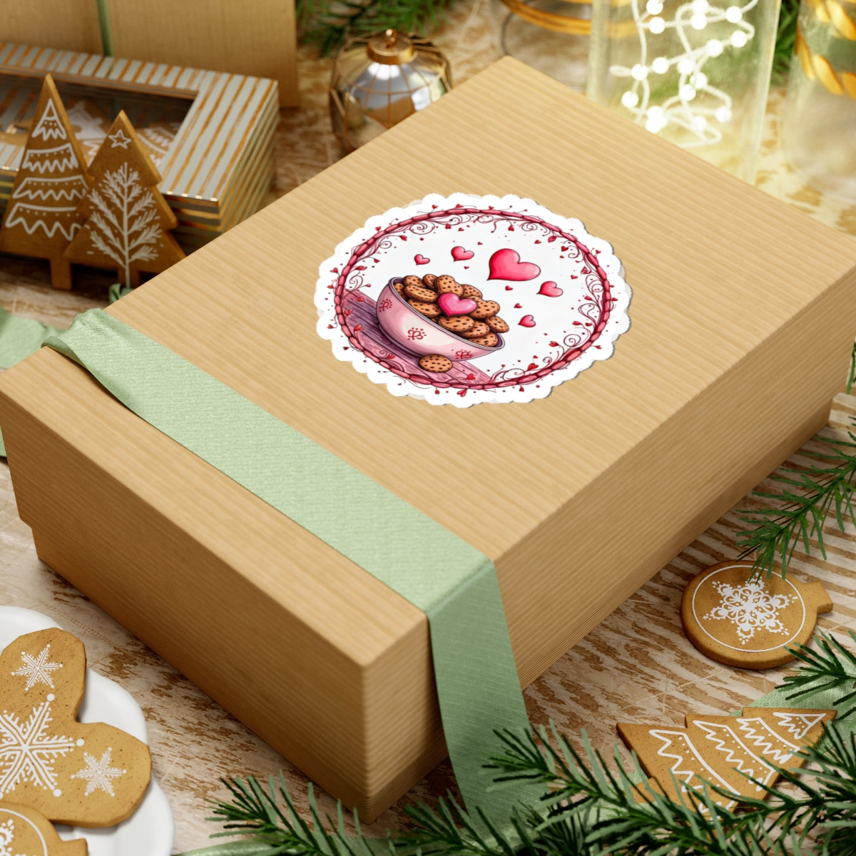 Cookies Love - Kiss-Cut Stickers
