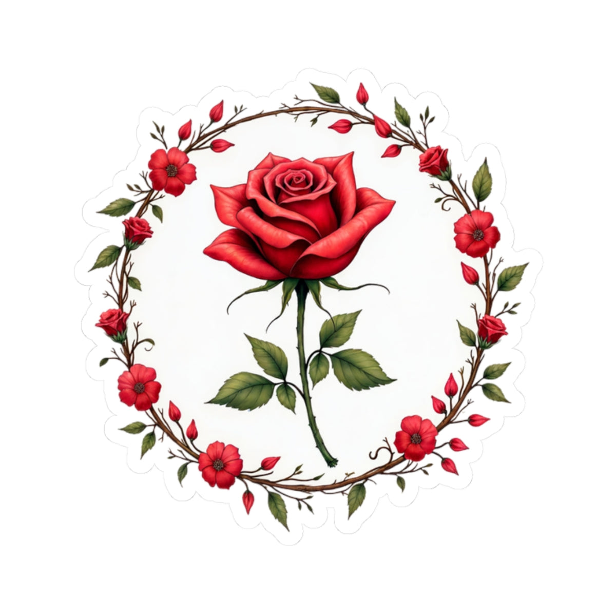 Petal Passion - Kiss-Cut Stickers