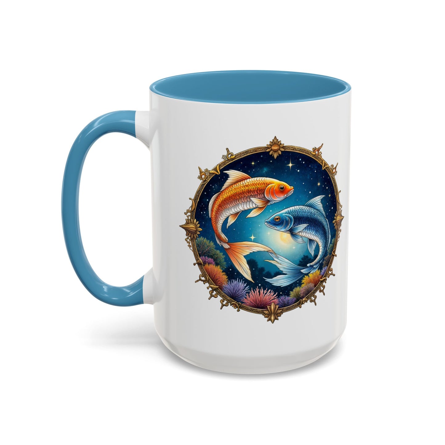 Pisces Zodiac Coffee Mug with Inspirational Quote and Smart QR Code Dreamy Astrology Gift Custom Horoscope Mug for Pisces Fans