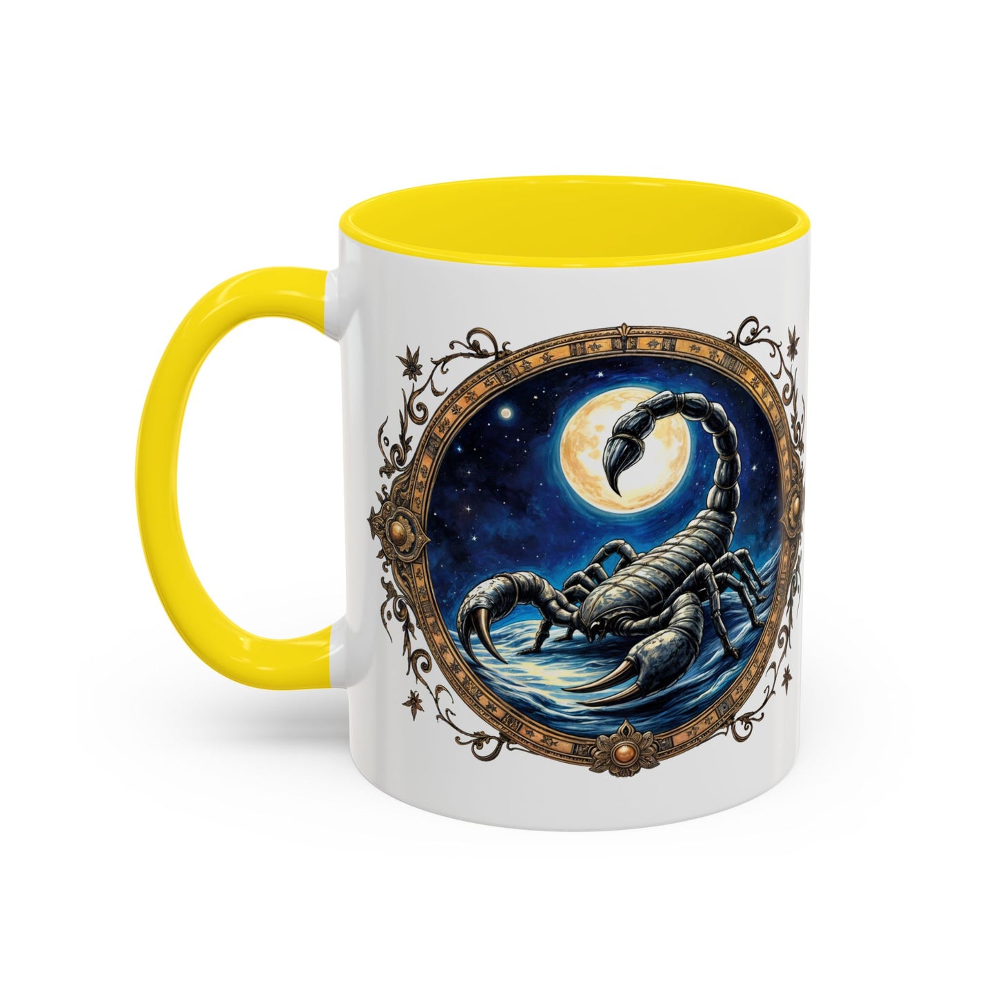 Scorpio Zodiac Coffee Mug with Inspirational Quote and Smart QR Code Mysterious Astrology Gift Unique Horoscope Mug for Scorpio Lovers