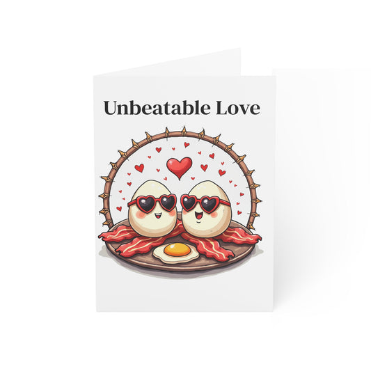 Cards - Funny Unbeatable Love Card with QR Code Video