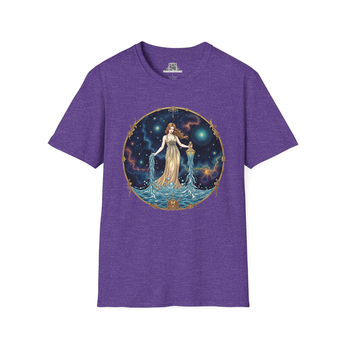 Aquarius Zodiac Astrology - Softstyle Tee T-Shirt