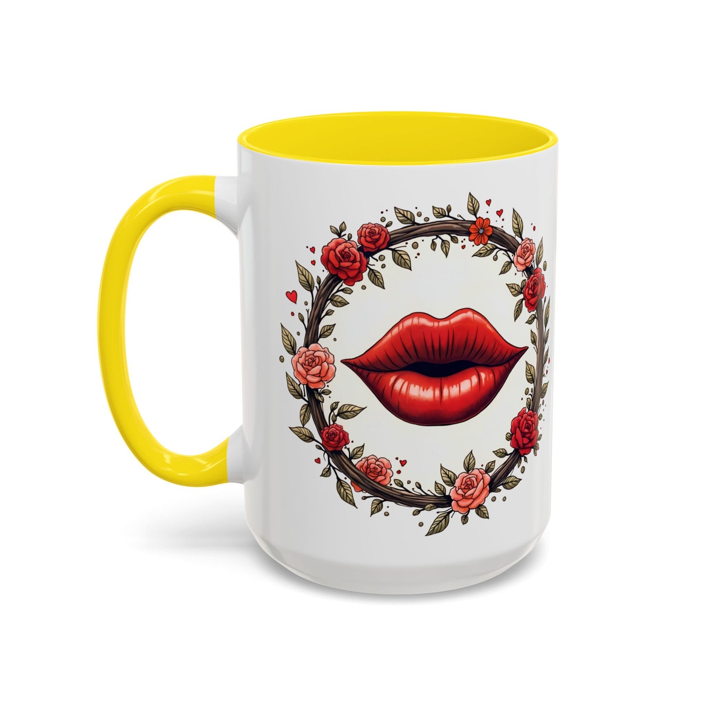 Kiss Me Mug Ignite the Passion with a Romantic Lovers Gift Perfect for Sweet Loving Couples Who Cherish Intimacy and Desire QR Quote Video