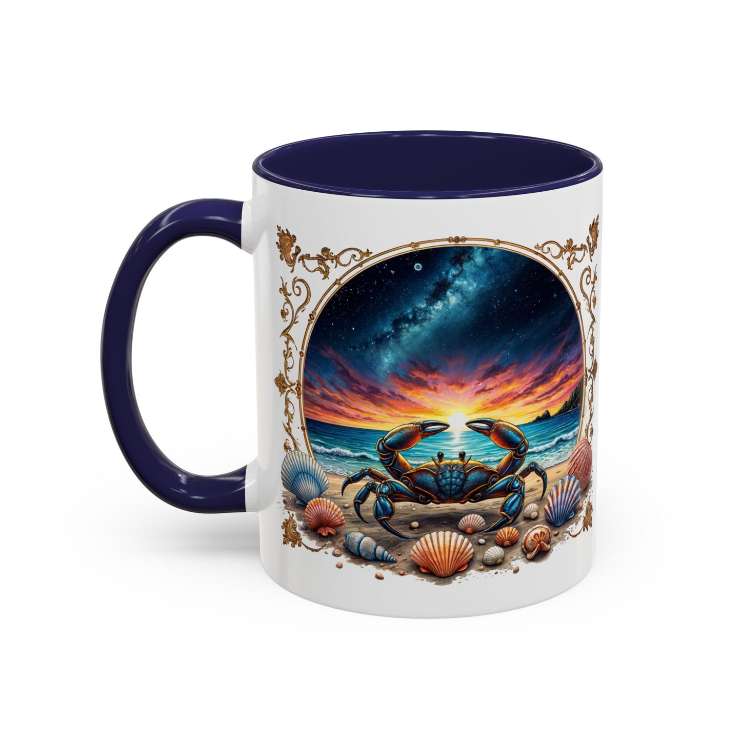 Cancer Astrology Zodiac Sign Quote Coffee Mug with QR Code (11, 15oz)