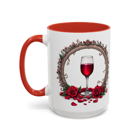 Wine & Dine Mug Cheers to Love with This Heartwarming Lovers Gift Just Because Present Couples Moments Over Coffee and QR Quote Video