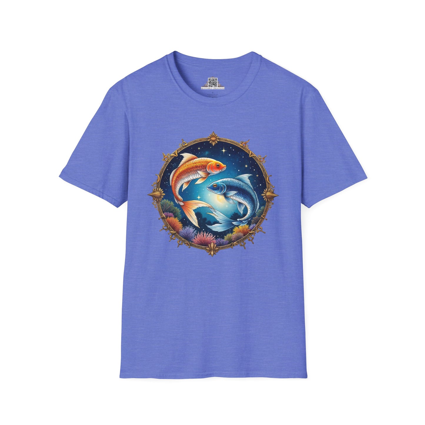 Pisces Zodiac Astrology - Softstyle Tee T-Shirt