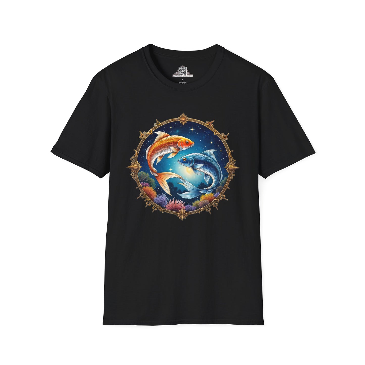 Pisces Zodiac Astrology - Softstyle Tee T-Shirt