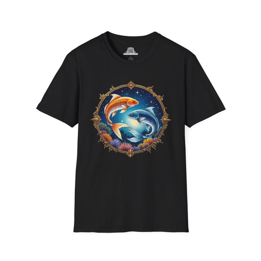 Pisces Zodiac Astrology - Softstyle Tee T-Shirt