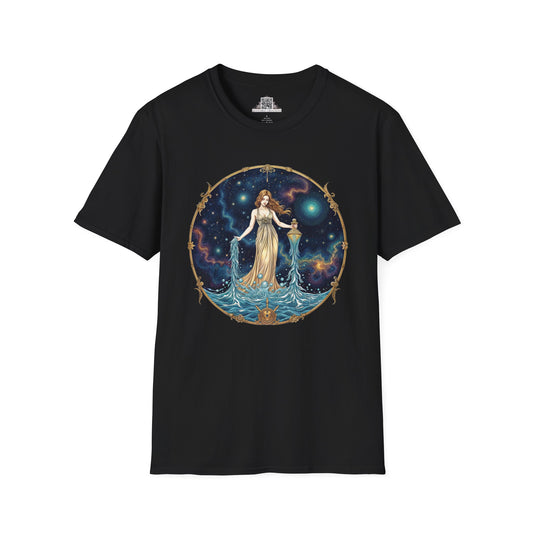 Aquarius Zodiac Astrology - Softstyle Tee T-Shirt