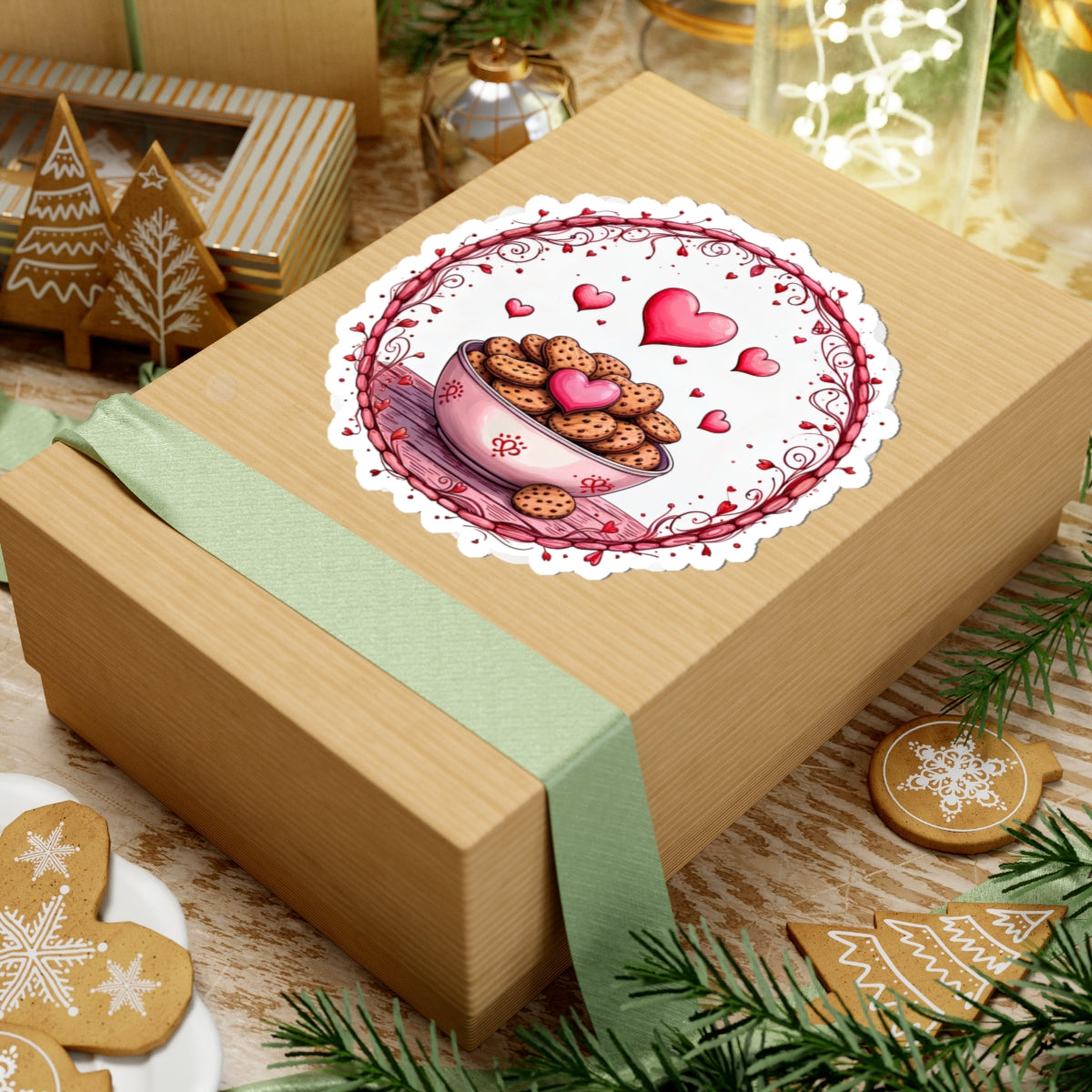 Cookies Love - Kiss-Cut Stickers