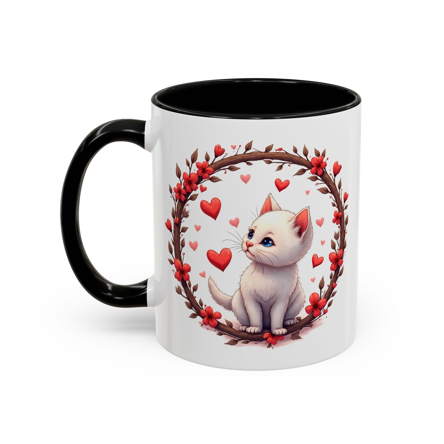 Fur-ever Love Mugs for Romantic Fun Pun Couples Adorable Pet Gift Perfect Present for Pet Lovers with Heartwarming Love Quote QR Quote Video